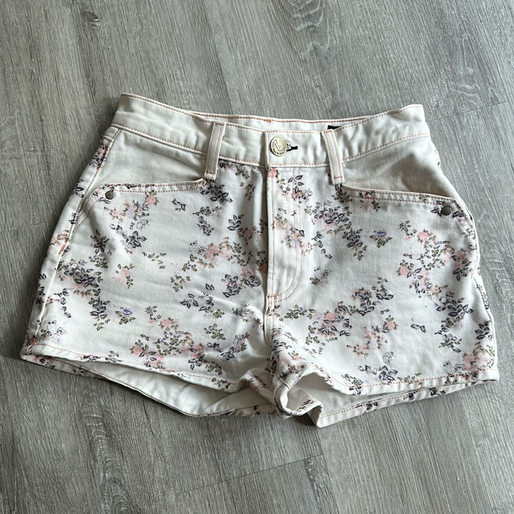 Rag and bone floral shorts